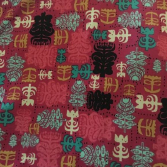 LulaRoe Maxi Skirt XL Pink Backgrnd Tropical Tiki - Picture 3 of 7